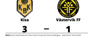 Seger för Kisa mot Västervik FF