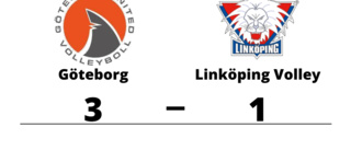 Linköping Volley förlorade mot Göteborg
