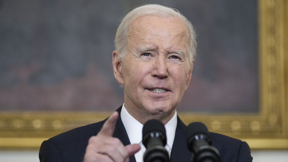 USA:s president Joe Biden fördömer Hamas attack på Israel.