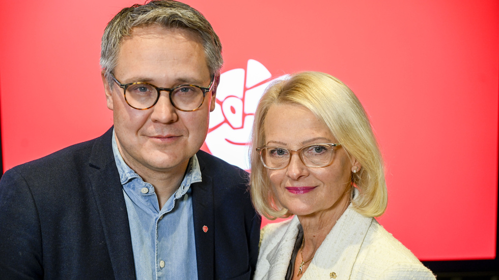 Johan Danielsson och Heléne Fritzon presenterades som Socialdemokraternas kandidater till Europavalet 2024 vid en pressträff under fredagen.