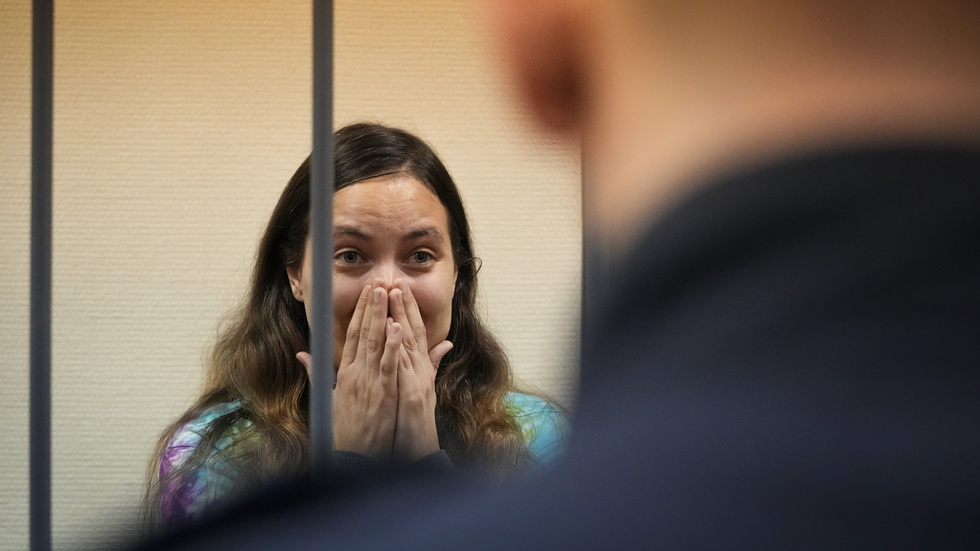 Aleksandra, "Sasja" Skotjilenko, dömdes på torsdagen till sju års fängelse av rätten i S:t Petersburg efter att ha suttit häktad sedan april 2022.