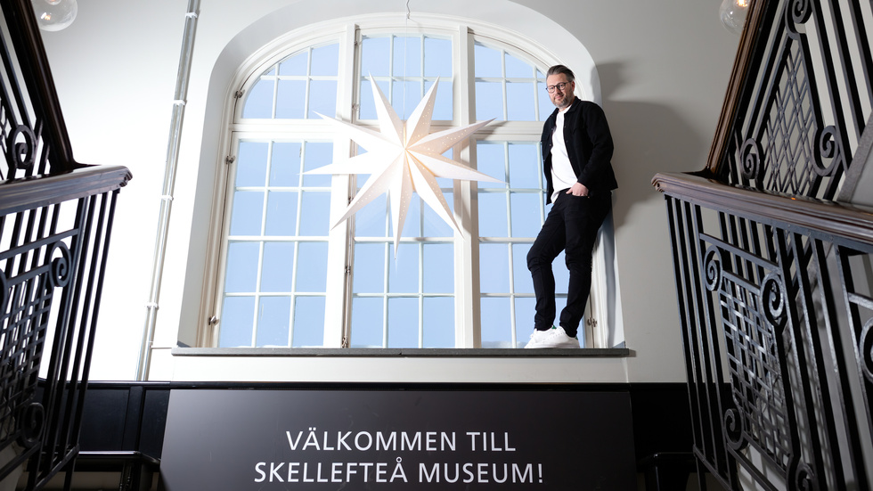 Superstar? Mikke Ejrevi has plenty of plans that will interest English-speaking visitors to Skelletfeå museum and Nordanå.