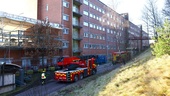 Sjukhus i Halmstad evakueras efter larm om brand