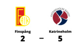 Två poäng för Katrineholm borta mot Finspång