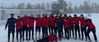 Kiruna FF förbereder sig för match – i snökaoset: "Vi är härdade"