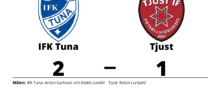 IFK Tuna vann mot Tjust på Tunhamra