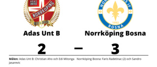 Formstarka Norrköping Bosna tog ännu en seger