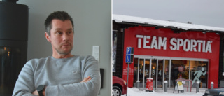 Team Sportia-handlarnas butik i konkurs: "Tuffa tider"