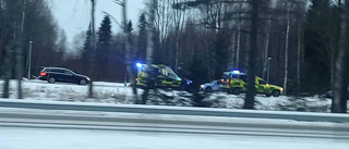 Trafikolycka i Luleå – en förd till sjukhus