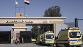 Svensk polis vid gränsen mellan Egypten och Gaza