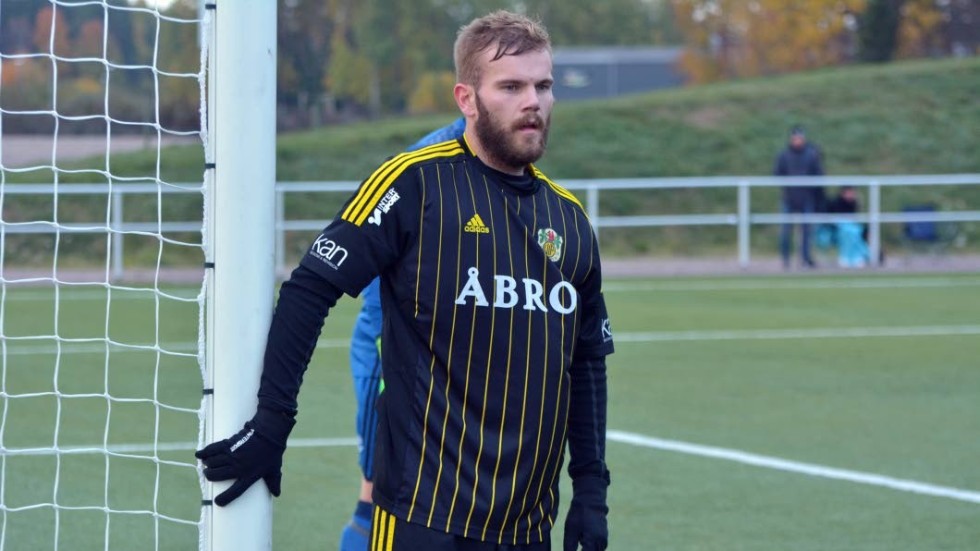 Jonathan Fält Öhr fick kliva av skadad i Vimmerbys hemmapremiär mot Tranås.