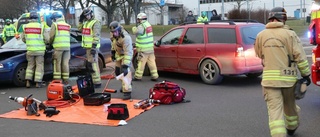 Trafikolycka i Norrköping – en till sjukhus