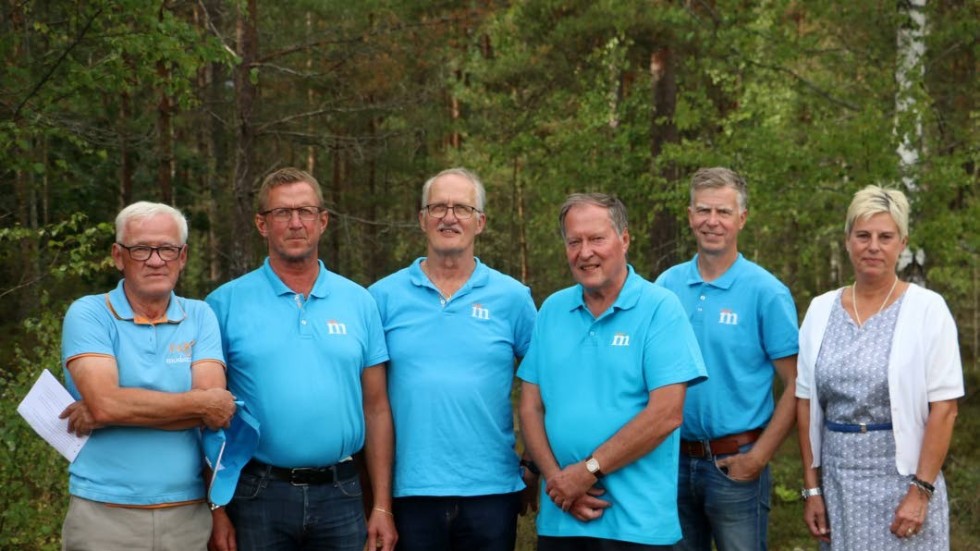 Sivert Andersson, Percy Hesselgård,  Conny Daag, Åke Bergh, Johan Svensson och Marianne Wifell Waters vill få fart på bostadsbyggandet och öka tryggheten.