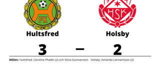 Seger för Hultsfred i tidiga seriefinalen mot Holsby