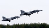 Två stridsflygplan flög över Skellefteå centrum på låg höjd