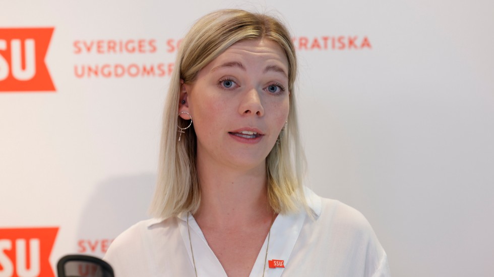 SSU:s nyvalda ordförande Lisa Nåbo vill se Magdalena Andersson som ny S-ledare efter Stefan Löfven. Arkivbild.