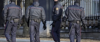 Hundratal gripna efter skott i Minsk