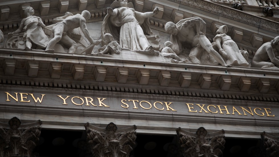 New York-börsen går mot sin sämsta månad hittills i år. Arkivbild.