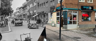 Handelsbankshuset på Nygatan – så såg det ut 1952 och så har stadsbilden förändrats