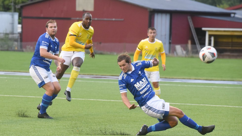 Said Ahmed gjorde mål sin vana trogen. Mot IFK Motala säkrade han 3-0-segern i den 90:e minuten.