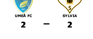 Delad pott för Umeå FC och Sylvia