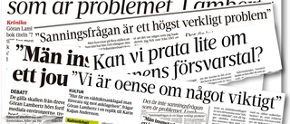 Kajjan Andersson: "I vår verklighet ljuger män" 