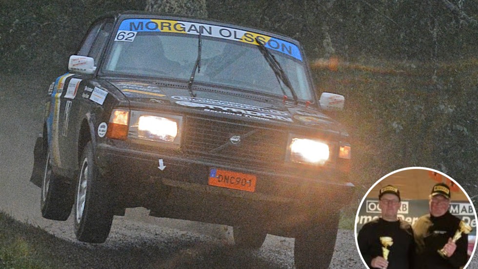 Morgan Olsson och Björn Jacobsson vann i Karlskrona i helgen och säkrade segern i Bilsport Rally Cup.