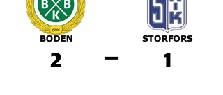 Boden vann mot Storfors på Boden Arena