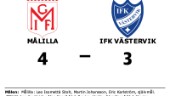 Förlust för IFK Västervik borta mot Målilla