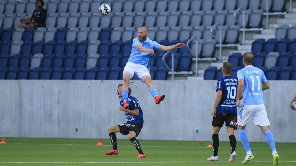 Jo Inge Berget gjorde ett mål när Malmö tog sin fjärde raka seger.