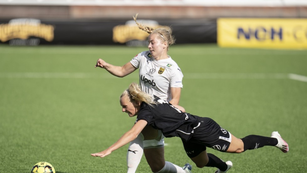 Stina Blackstenius tvingades utgå skadad i seriefinalen mot Rosengård. Arkivbild.