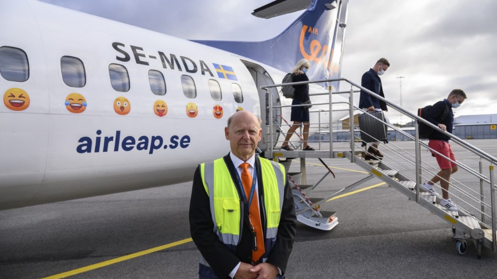 "När pandemin slog till hade vi möjligheten att expandera", säger flygbolaget Air Leaps vd Jon Melkersson.