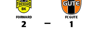 FC Gute föll i jämn match mot Forward
