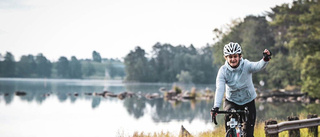 Cyklar för cancersjuka barn - mellanlandar i Vimmerby
