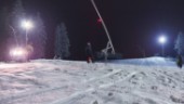 Snökanonerna igång i Dackestupet: Då planeras öppning