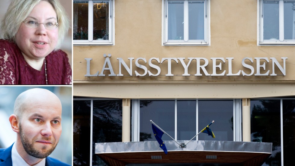 Både Linda Modig (C) och Claes Nordmark (S) är kritiska mot Länsstyrelsen.