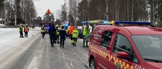 Trafikolycka i Skelleftehamn – en person till sjukhus: ”En sidokollision”