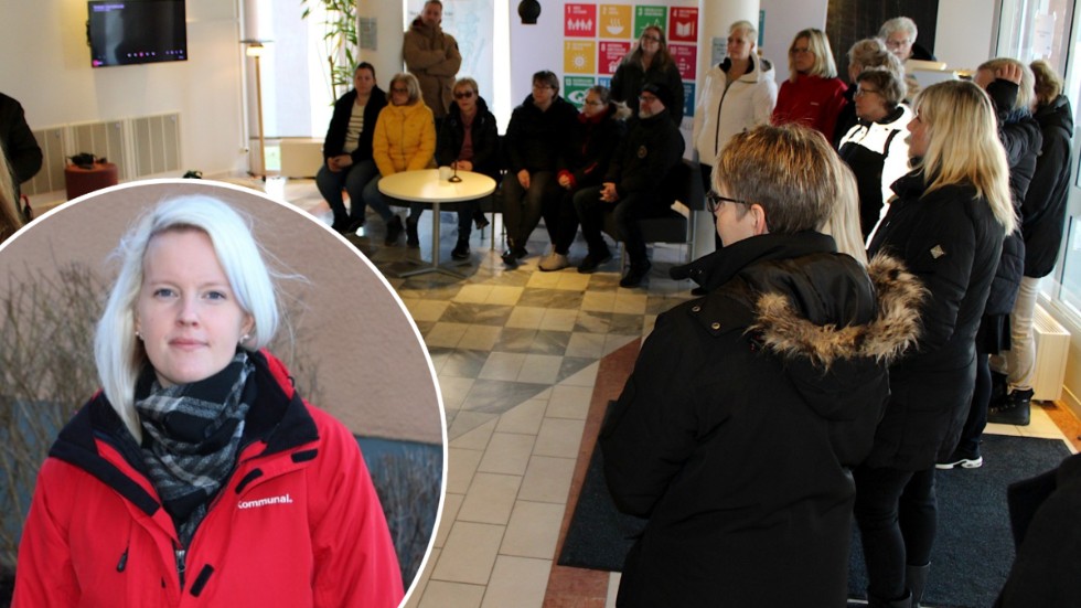 I februari samlades vård- och omsorgspersonal i kommunhuset för att lämna över en namninsamling med 352 underskrifter. Enligt Alexandra Svensson från Kommunal är personalen nöjd med den överenskommelse som nu har gjorts.