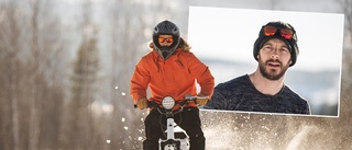 Turistföretagaren först i länet med eldriven snöcykel: "Roliga"