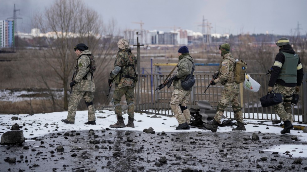 Kriget har nu nått Ukrainas förorter.