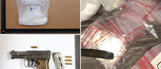 Knarklangare försökte springa ifrån polisen – kastade kokain och nycklar i flykten