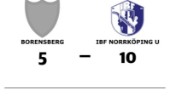 IBF Norrköping U vann i division 3 Östergötland Play Off 1 herr mot Borensberg