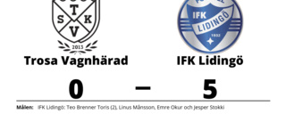 Bottennapp för Trosa Vagnhärad hemma mot IFK Lidingö