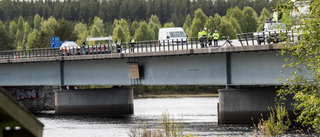 50-åring från Boden saknas – föll från bro vid vägarbete