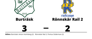 Uddamålsseger när Burträsk besegrade Rönnskär Rail 2