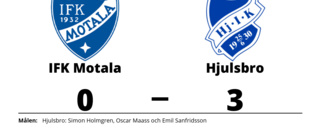 Hjulsbro avgjorde i andra halvlek mot IFK Motala