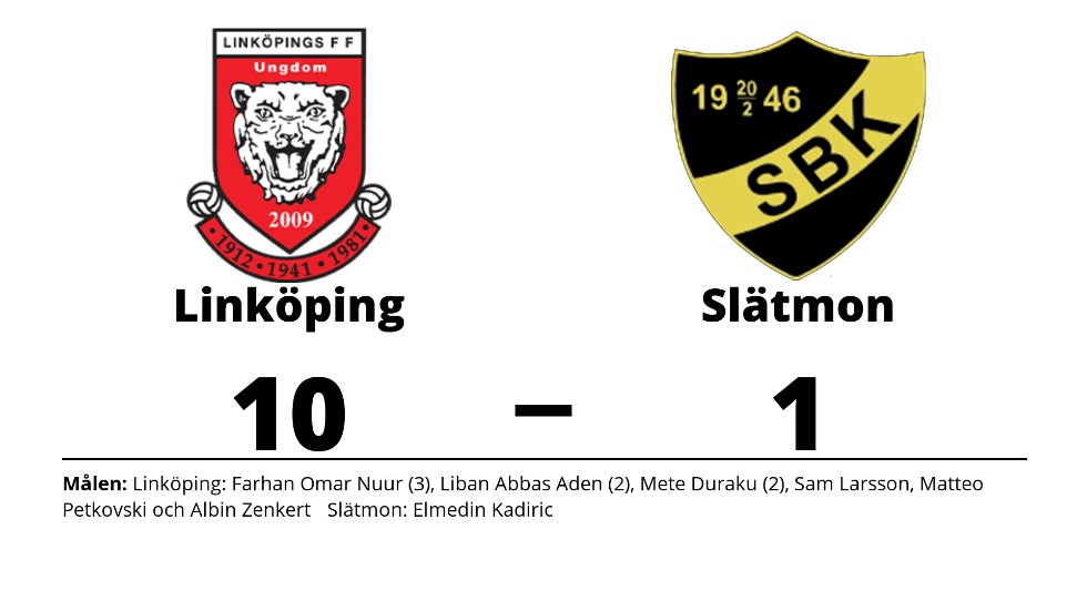 Linköpings FF vann mot Slätmons BK