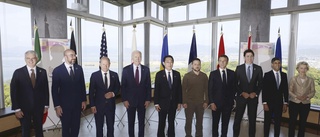 Zelenskyj frontfigur som samlar G7-länder