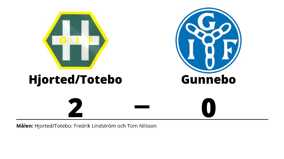 Hjorted/Totebo vann mot Gunnebo IF