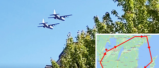 Förklaringen: Därför flög två Hercules-plan lågt över Eskilstuna